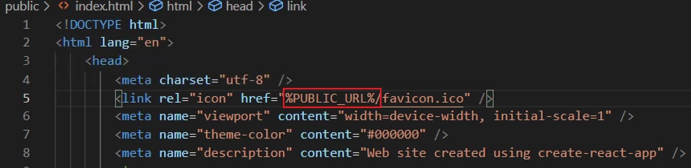 使用create-react-app创建项目中的%PUBLIC_URL%怎么用craco来修改