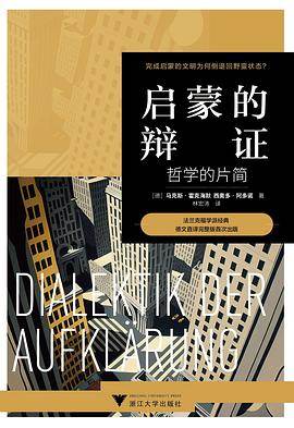 《启蒙的辩证》pdf电子书下载 pdf分享 第1张